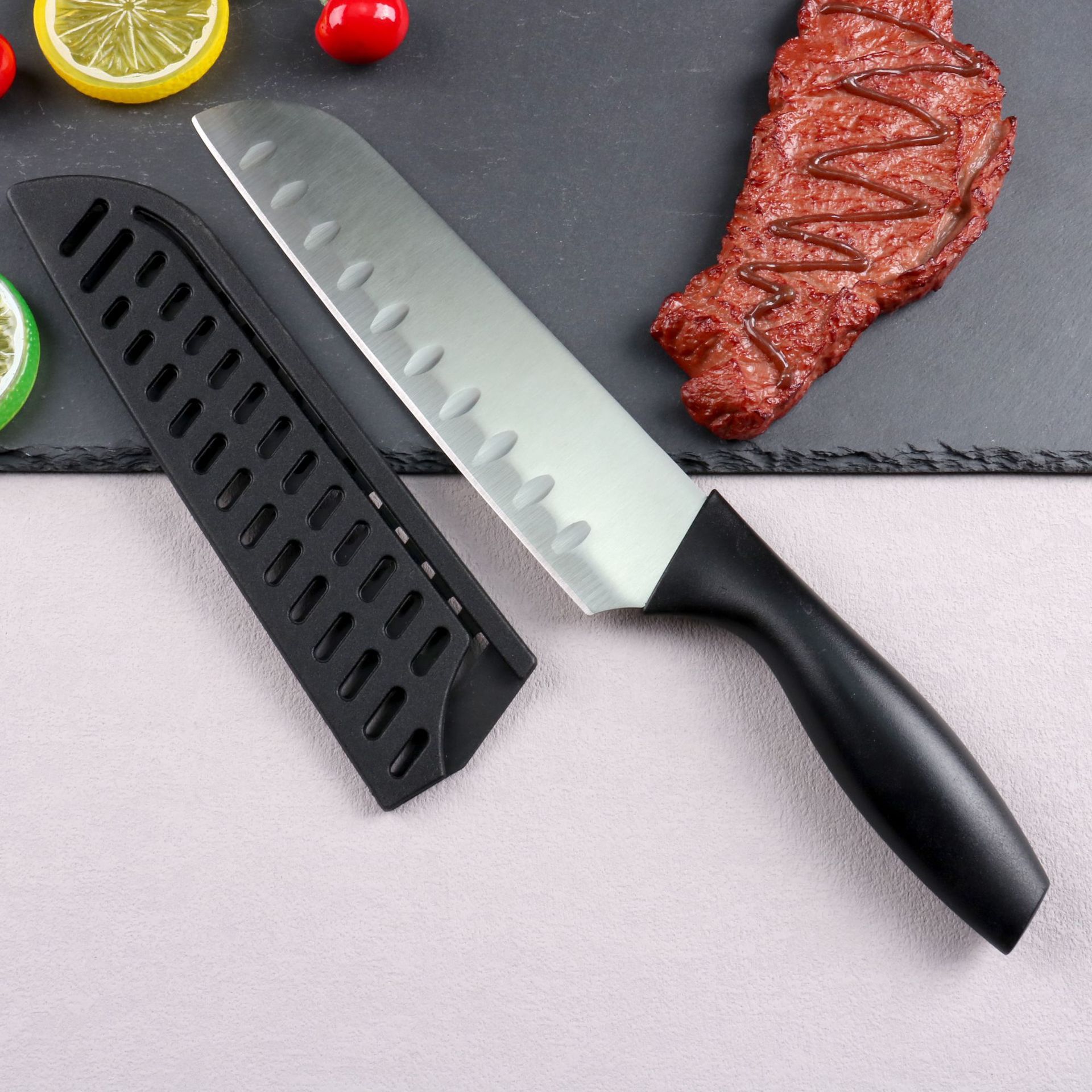 Stainless steel fruit multi-purpose knife, household frozen meat knife, small kitchen knife, stainless steel kitchen knife, Japanese Santoku knife, Yangjiang knives full figure