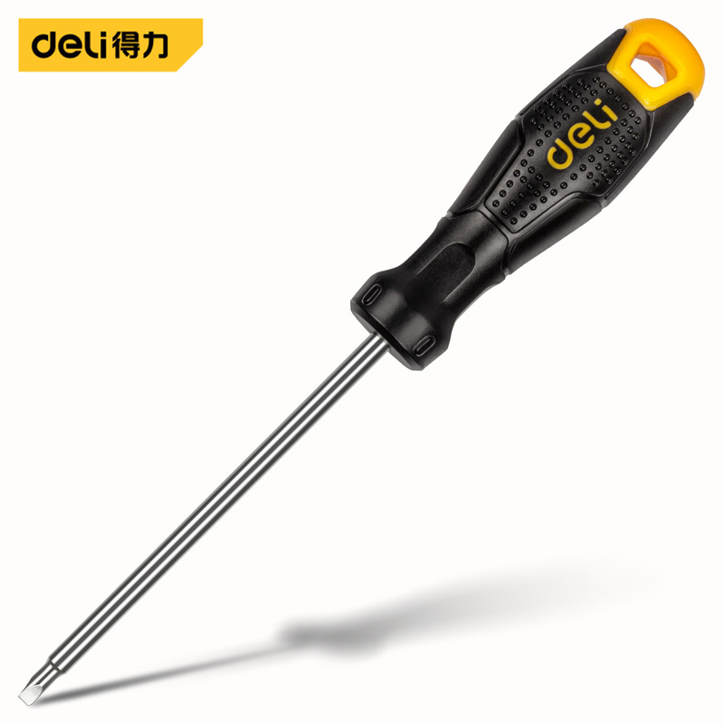 Brand authorized Deli/ DelI triangular U-shaped Screwdriver DL6210023S yellow DL6210023U special-shaped full figure