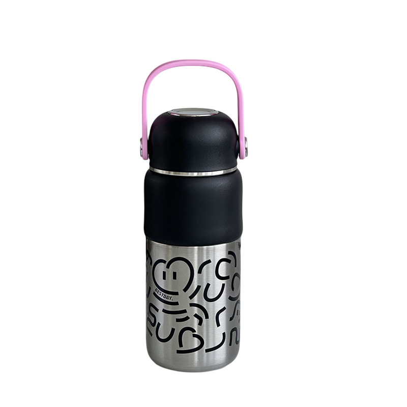 Graffiti rope mini insulated Cup 350ml stainless steel portable cup for going out, high appearance level student insulated water cup Item Picture