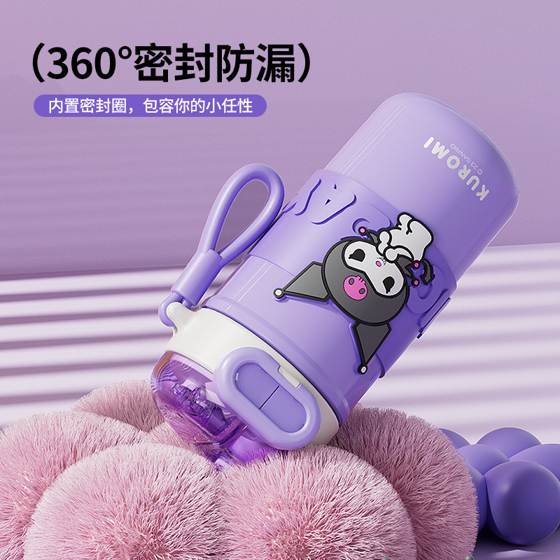 Sanrio authorized insulated cups, cartoon straw cups, coffee cups, 316 stainless steel portable sports cups Application Scenario