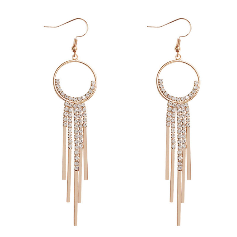 Fashionable accessories, super ethereal and exquisite tassel earrings, summer high-end, temperament, personality, versatile earrings, women's accessories from Yiwu Item Picture
