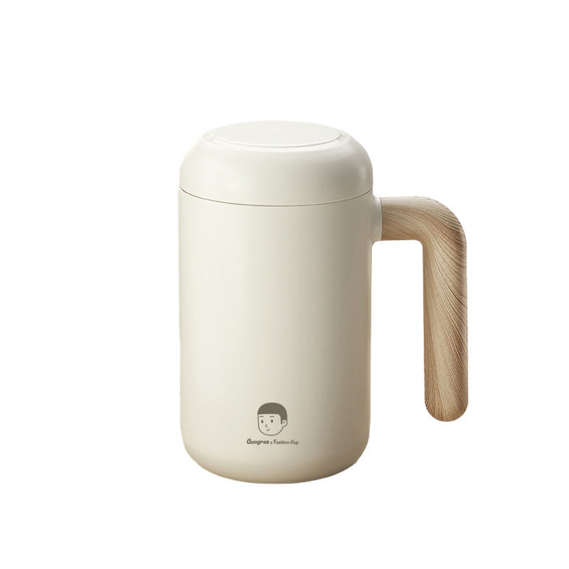 Cross-border Gucgres large-capacity insulated cup for girls, 316 tea cup handle cup, office and household stainless steel water cup Item Picture