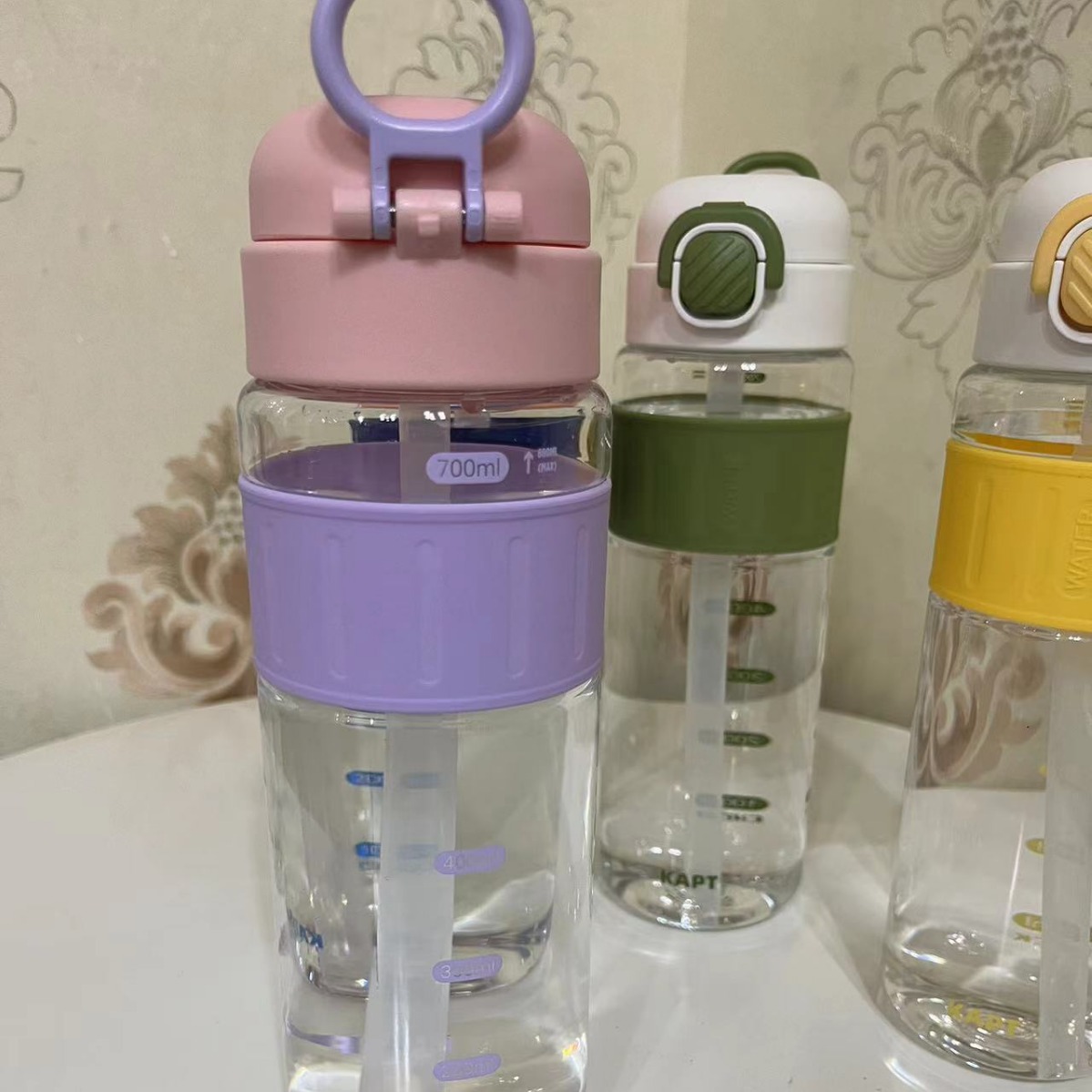 Gabi Rabbit Sensation Sports Internet Celebrity Water Cup: Simple, portable, anti-scald, large-capacity straw direct drinking cup for women and pregnant women Specification drawing