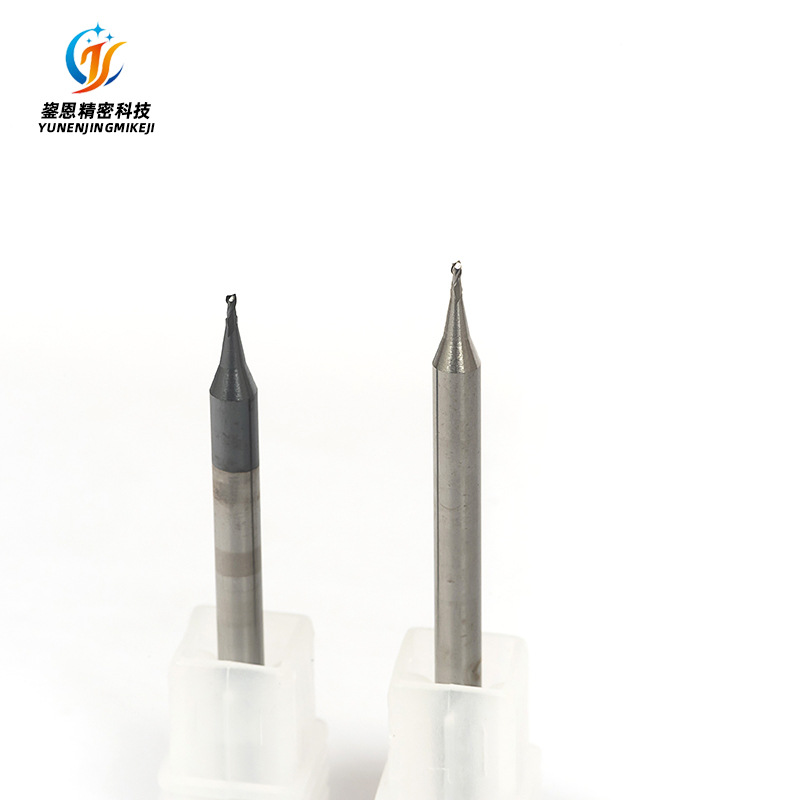 Wholesale high-speed tungsten steel micro-diameter coated milling cutters, CNC tools, and carbide milling cutters in stock details Picture