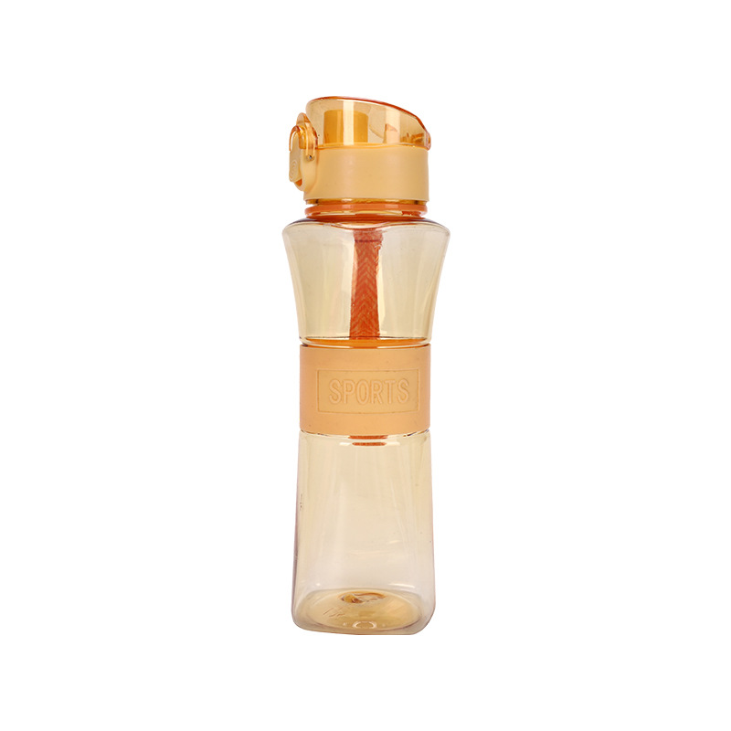 Wholesale plastic fitness and sports water cups from the manufacturer, large-capacity portable outdoor water cups, and narrow-waisted space cups Item Picture