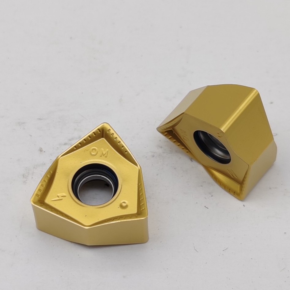 WNMU080608-GM high-efficiency milling of titanium alloy CNC inserts, milling cutters, milling machine inserts, and cemented carbide Specification drawing