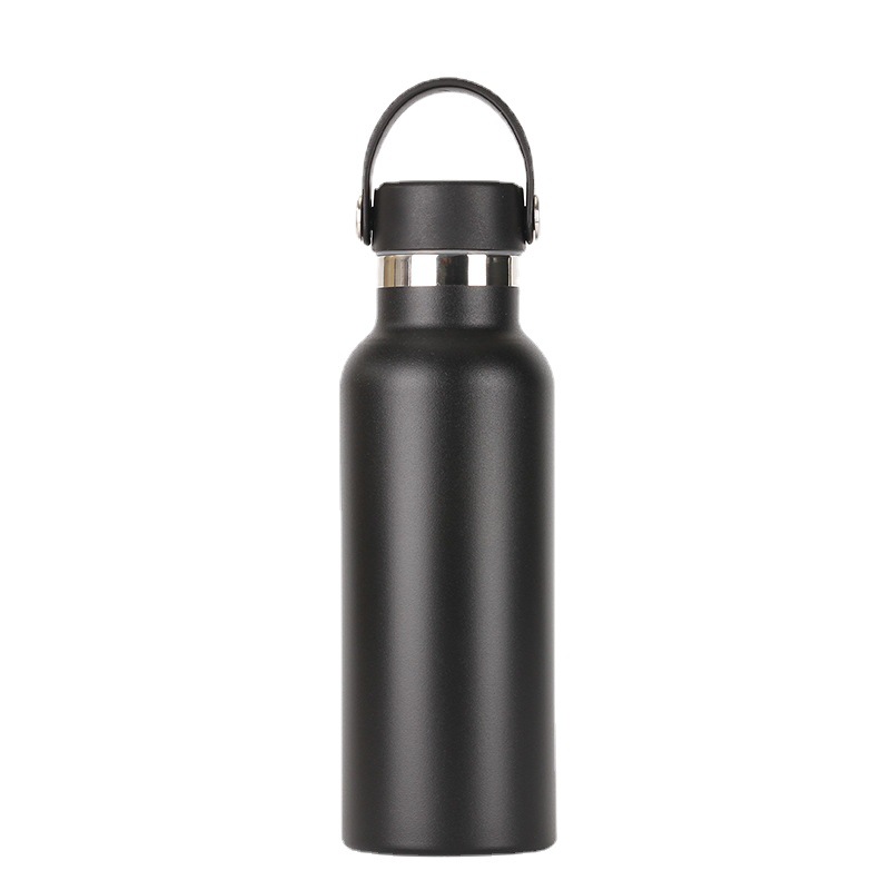 Amazon American large-mouth sports bottle, double-layer stainless steel sports bottle, double-layer outdoor mountaineering water cup, sports water bottle Item Picture