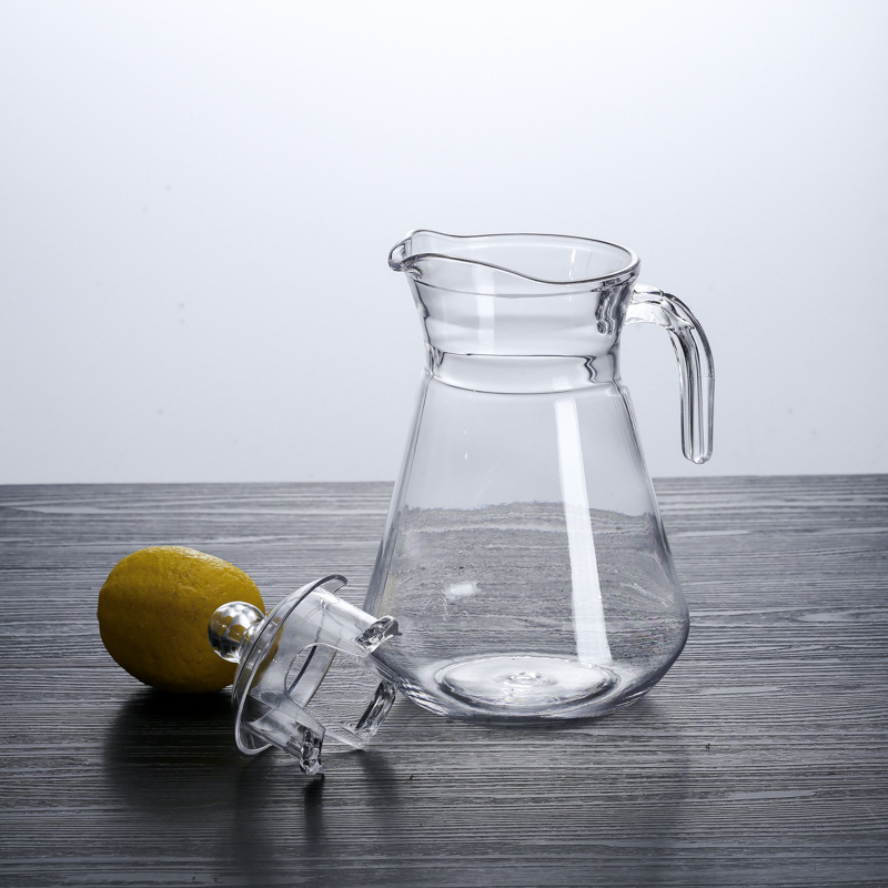 Duckbill kettle, heat-resistant Nordic striped glass kettle, brewing kettle, cooling kettle, juice and beverage kettle, draft beer kettle, wine divider kettle details Picture