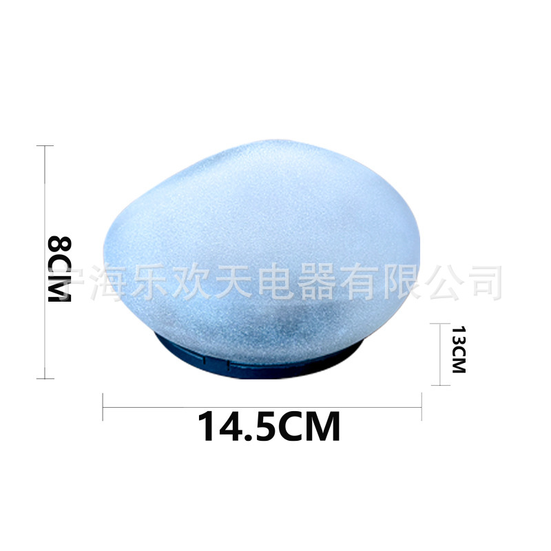Factory direct sales, wholesale and retail of solar glass pebble lamps/pebble ambient lamps full figure