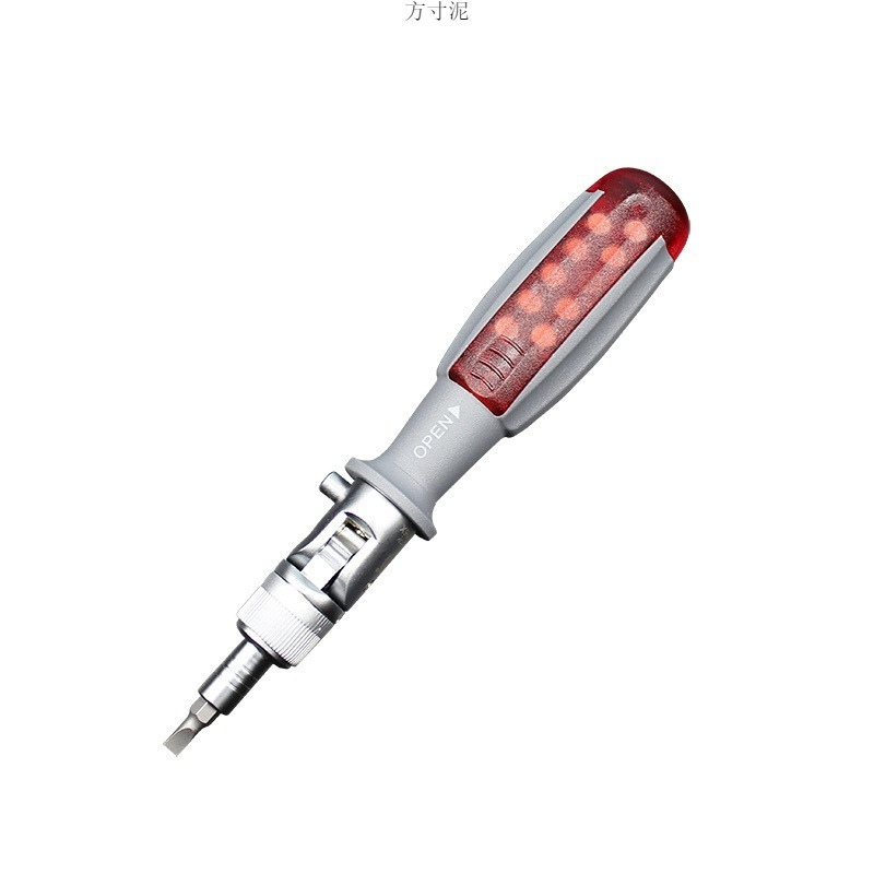 Wholesale of ratchet multi-angle screwdrivers, screwdrivers, cross and straight shaped plum blossom knife cutters, Japanese-style foreign trade factory Item Picture
