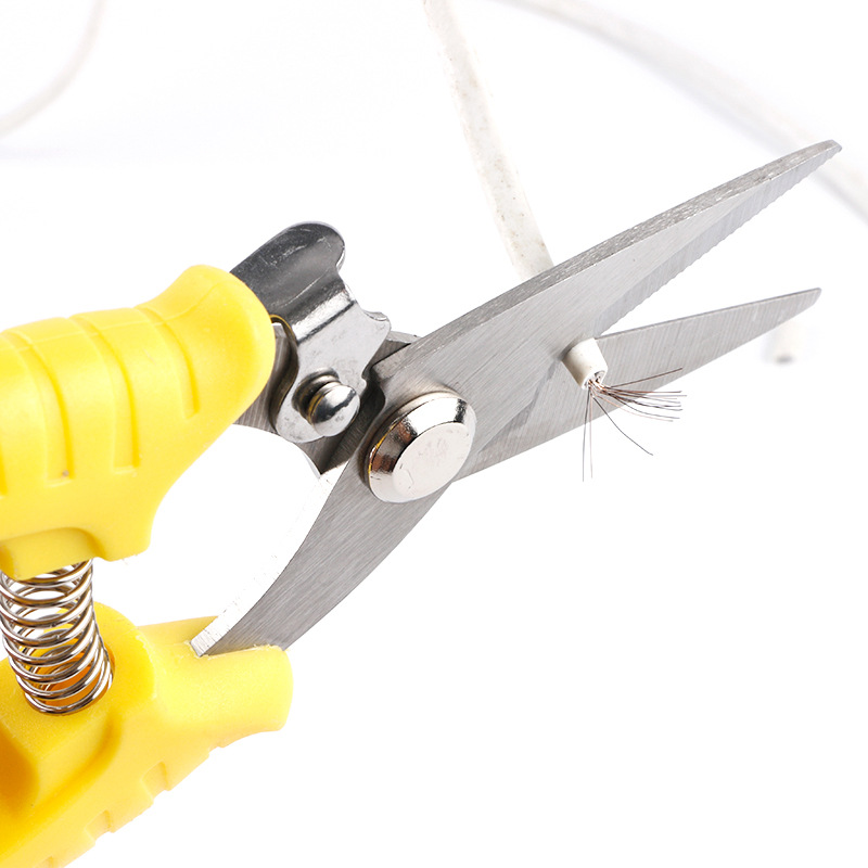 Stainless steel electronic shears, thin iron sheet shears, industrial multi-purpose electrical shears, aluminum ceiling plate wire trough shears, diamond mesh shears Application Scenario