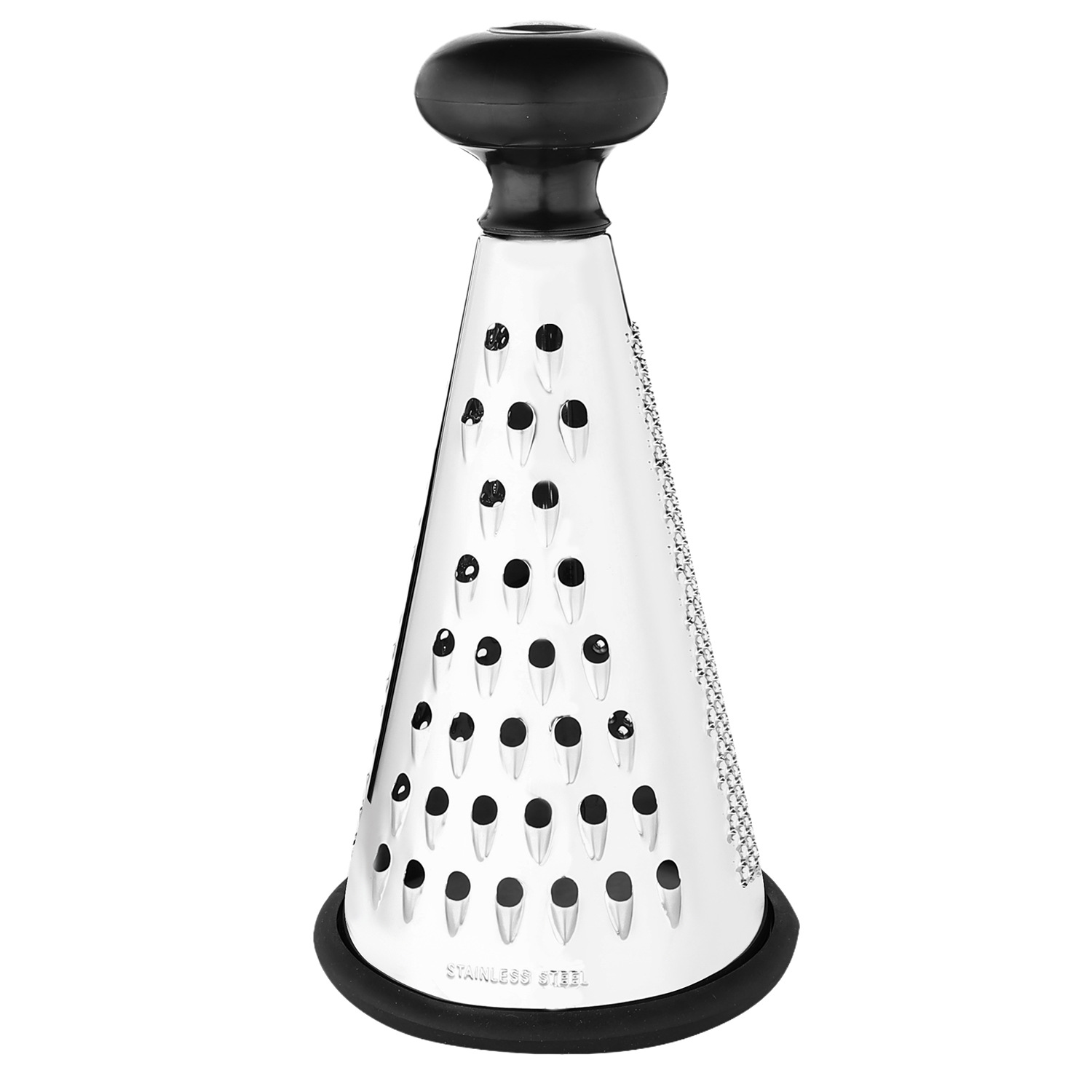 8-inch, 9-inch and 10-inch stainless steel conical grater multi-functional kitchen tool, a perfect tool for grilling cheese, cheese and mincing garlic Item Picture