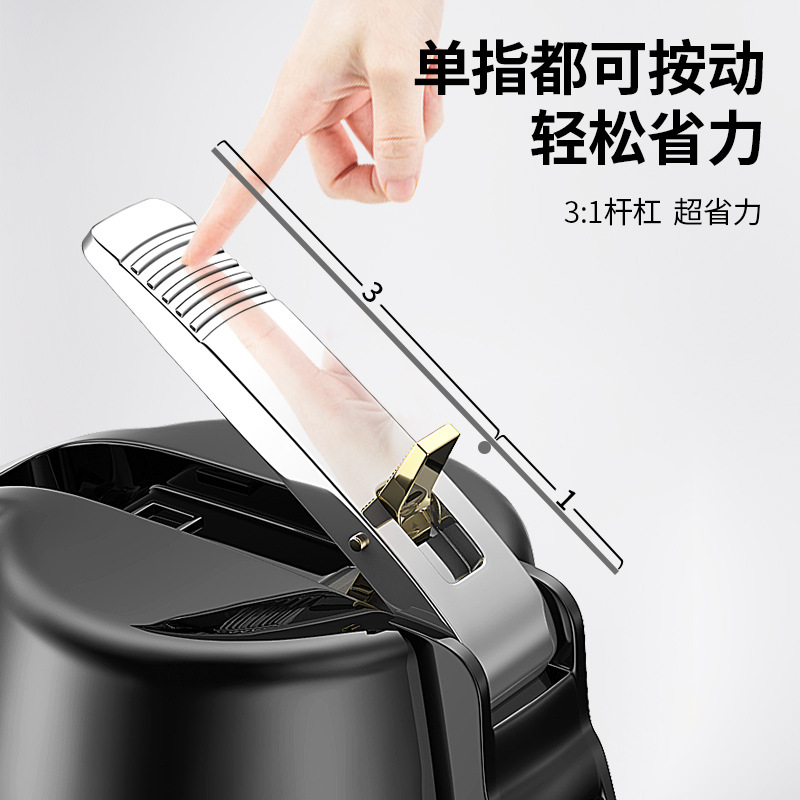 Dishi air pressure thermos, household thermos, press-type water bottle, large-capacity thermos, dormitory thermos, thermos details Picture
