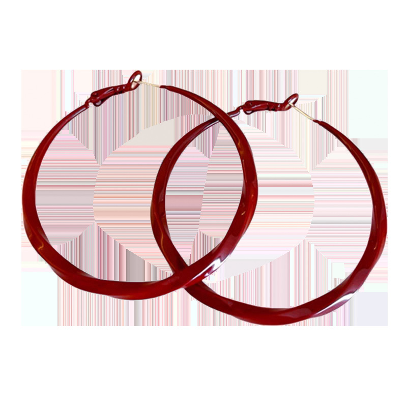 Ankela red earring French retro earrings for Women, 2024 new style, high-end and elegant stud earrings, fashionable earrings Item Picture