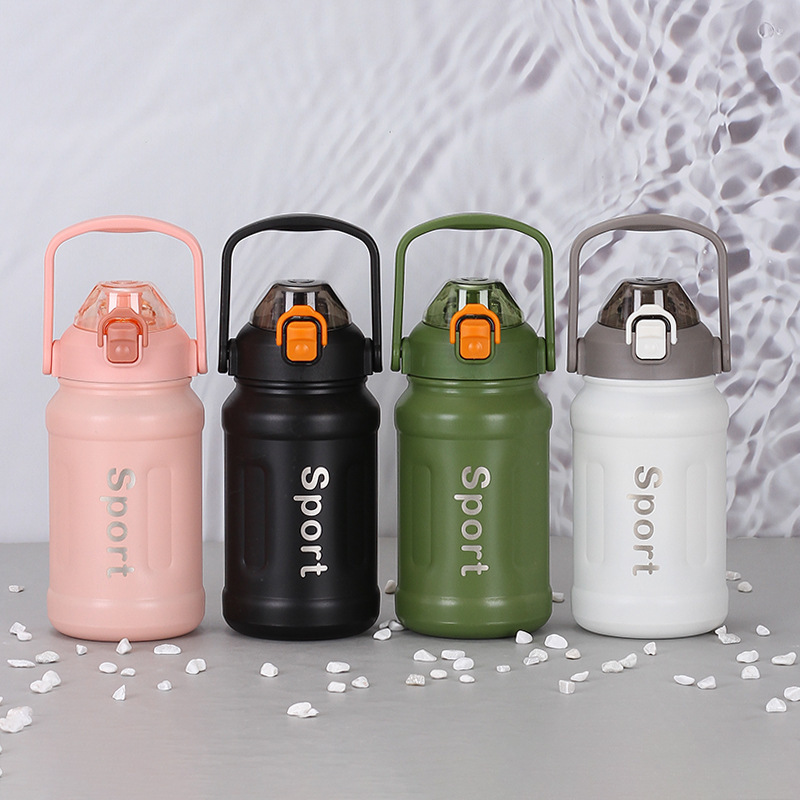Wholesale of 316 stainless steel insulated cups for male and female students, couples, sports water bottles, double-layer portable outdoor water bottles full figure