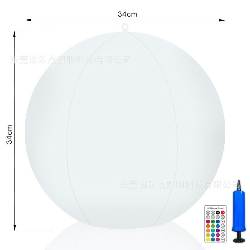 Swimming pool float lights, solar-charged luminous spherical lights, led seven-color outdoor waterproof lawn park landscape lights Item Picture