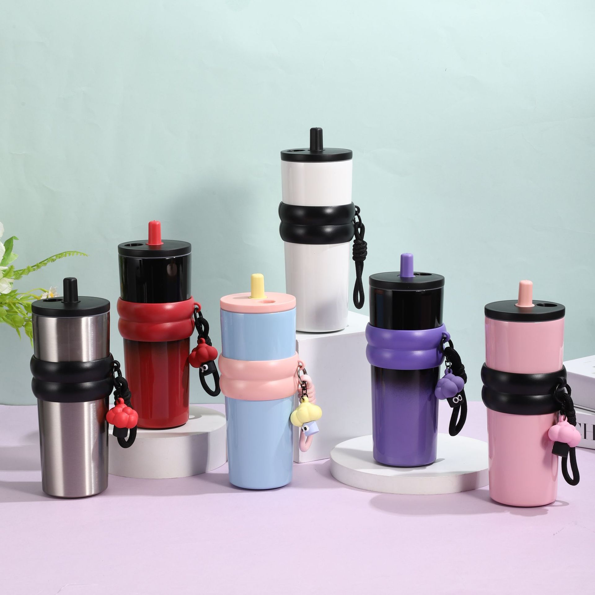 The Aurora Ice King Cup, with a high appearance level, is a large-capacity 316 stainless steel insulated cup that can be carried outdoors with a handle Specification drawing