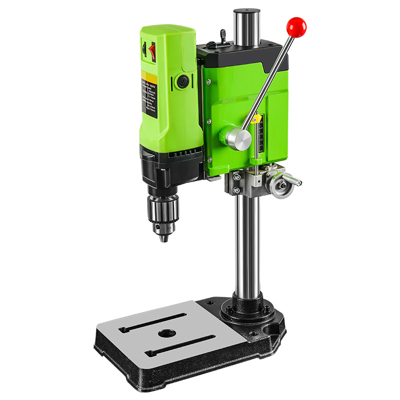 Precision bench drill, small 220V industrial-grade drilling machine, mini household multi-functional drilling machine, high-precision electric drill Item Picture