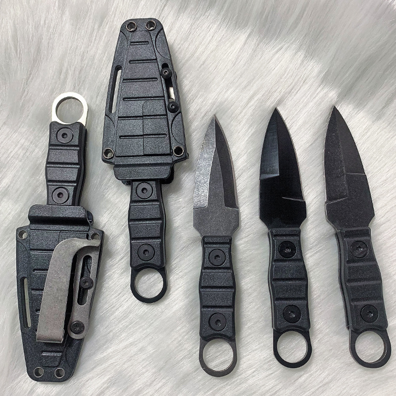 1 piece free shipping, large stock of cross-border new outdoor knives, factory direct sales, hand-handled meat knives, small straight knives full figure