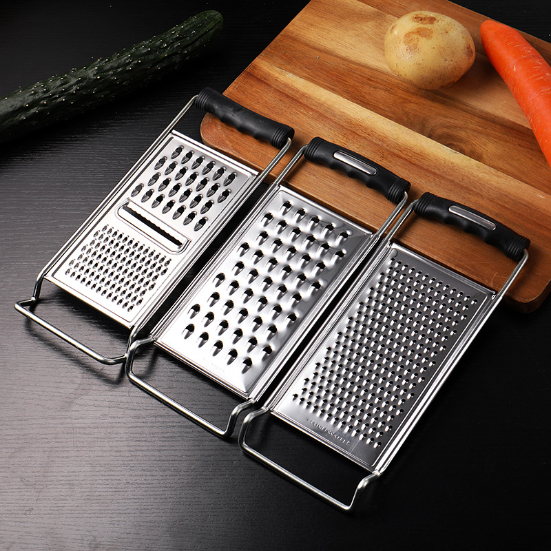Stainless steel grater, grater, multi-functional vegetable cutter, kitchen grater, radish and potato grater full figure