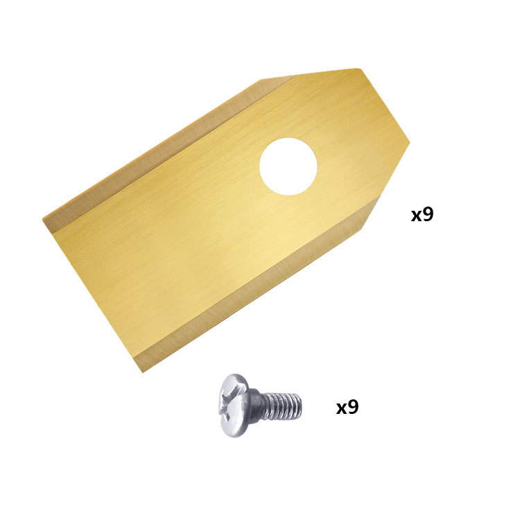 Stainless steel blade lawn mower blade, garden machinery blade, intelligent lawn mower blade, lawn cutter full figure