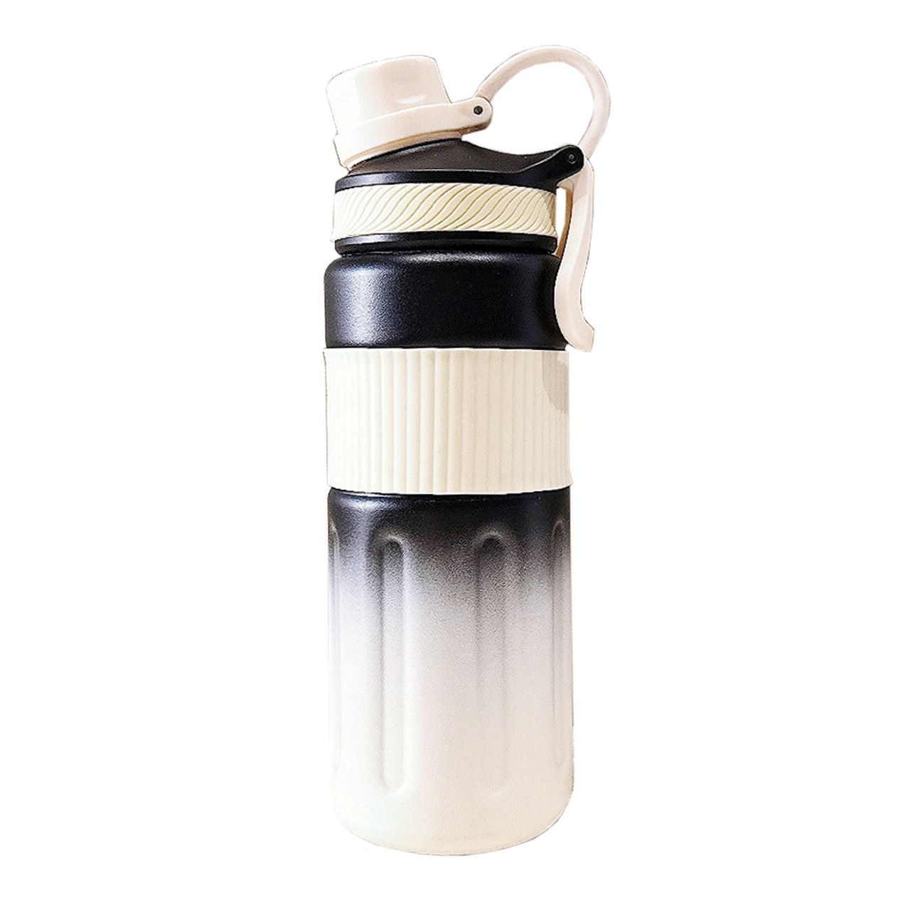 New high-appearance-level insulated cup, 316 stainless steel water cup, anti-drop outdoor fitness handle, men's and women's sports cup Item Picture