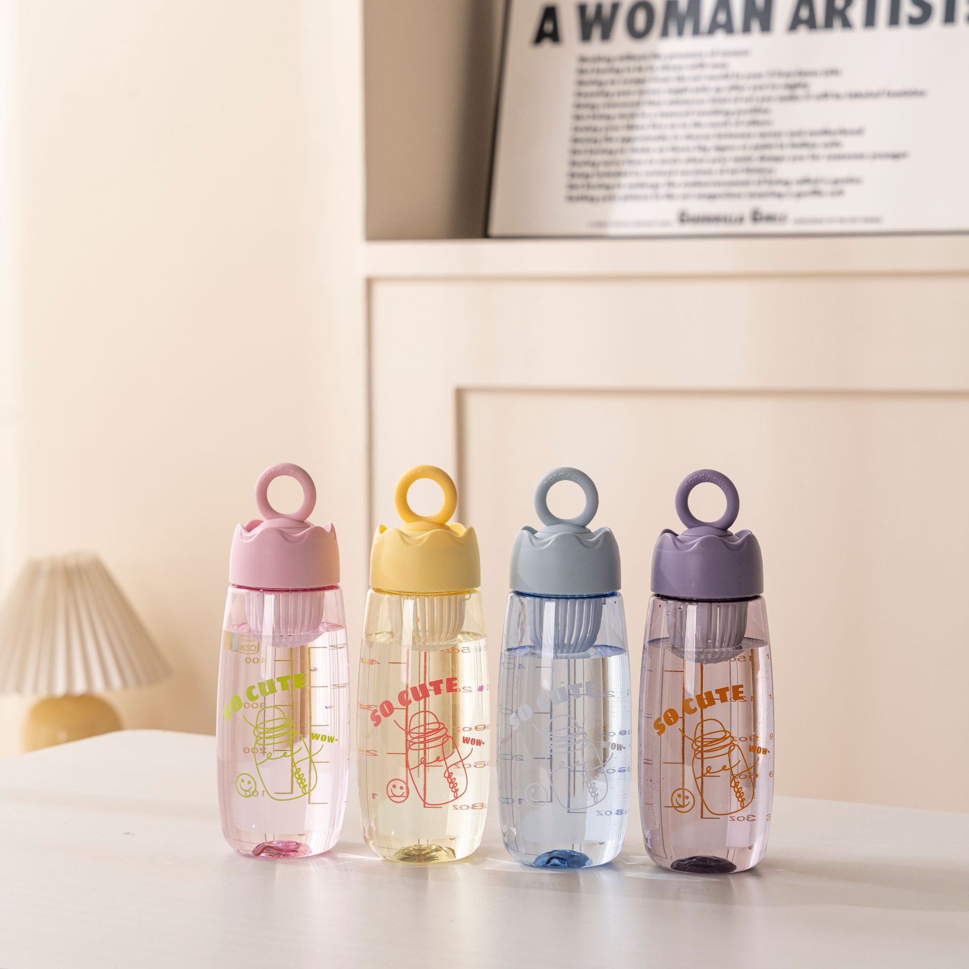 This is a popular summer fashion, compact and portable plastic anti-drop cup for both boys and girls. It has a high appearance level and can withstand high temperatures Application Scenario