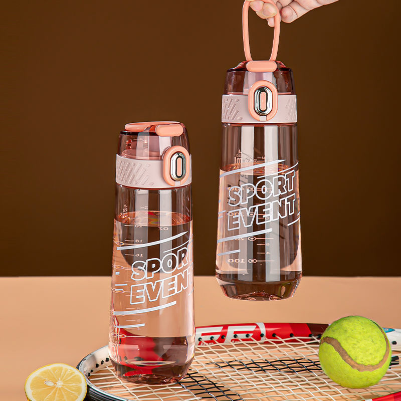 Portable water cup, specially designed for boys and girls to go to school, large-capacity plastic cup for children's summer sports, anti-drop and portable cup Specification drawing
