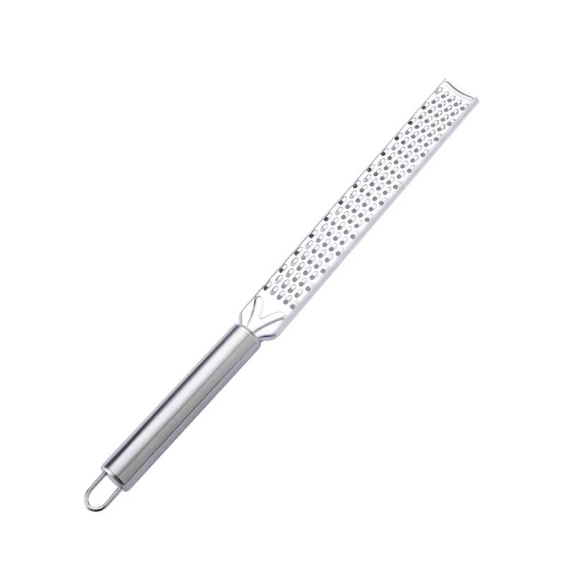 Stainless steel long-handled cheese grater, household cheese grater, potato grater, lemon peel grater, kitchen gadgets Item Picture