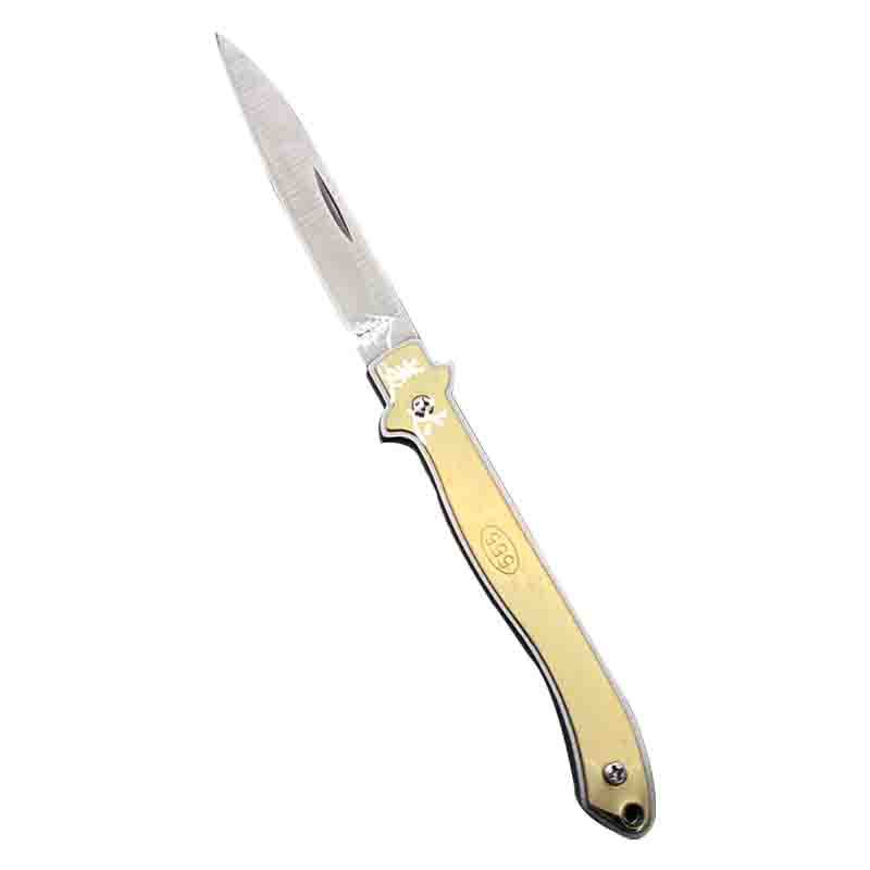 Folding small steel knives are sold in supermarkets for outdoor camping self-defense knives wholesale. They are portable and can be used to open packages. They are available in two-yuan stores Item Picture