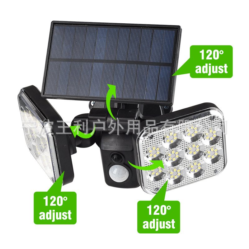 New LED solar wall lamps, split solar garden lamps, outdoor lamps, human body sensor lamps for household use in 2020 Application Scenario