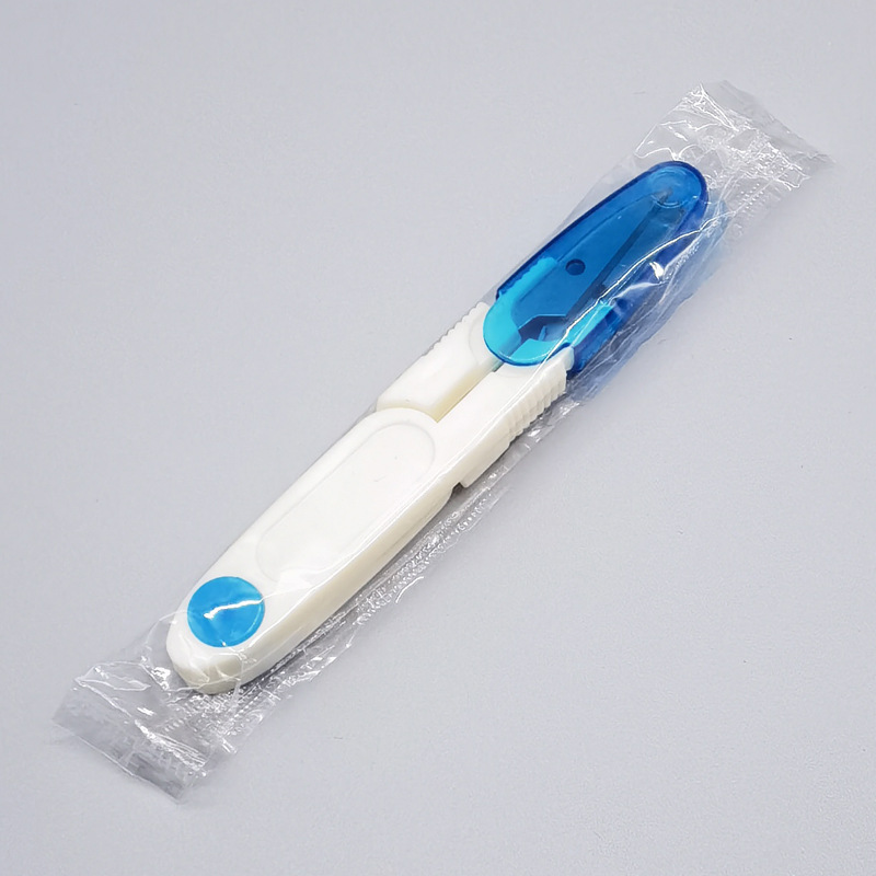 Household safety shears, fishing shears, U-shaped spring shears, trimming shears, fishing line, cross-stitch sewing shears Application Scenario