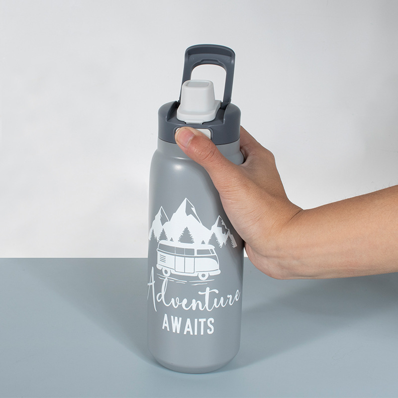 A new type of exclusive private mold product, the hidden handle straw cup, is now available. It is a 304 stainless steel insulated cup Specification drawing