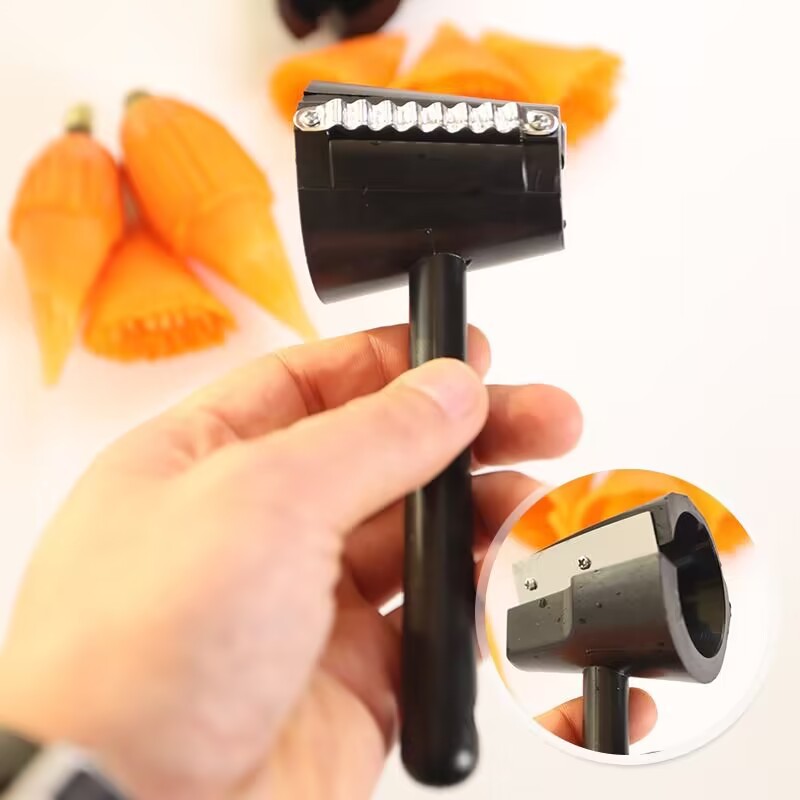Multi-functional flower rolling wonder tool, kitchen pattern carving mold, flower rolling tool, peeler, pattern and fancy flower cutting tool details Picture