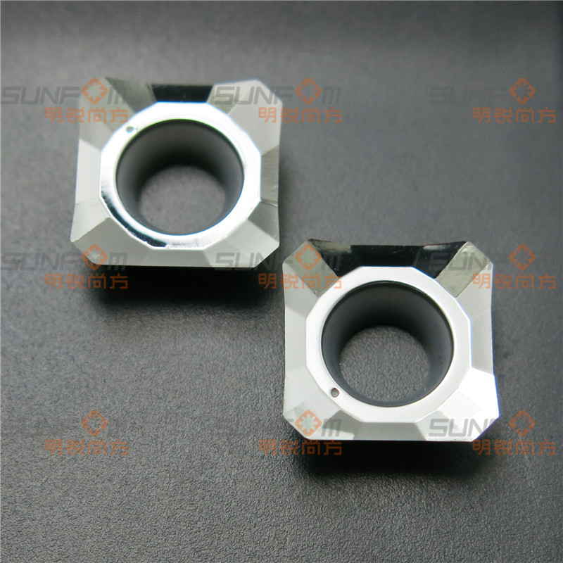 Milling cutter SEHT1204AFFN-X83H01 shell type milling cutter for woodworking copper and aluminum, high surface finish of CNC inserts Specification drawing