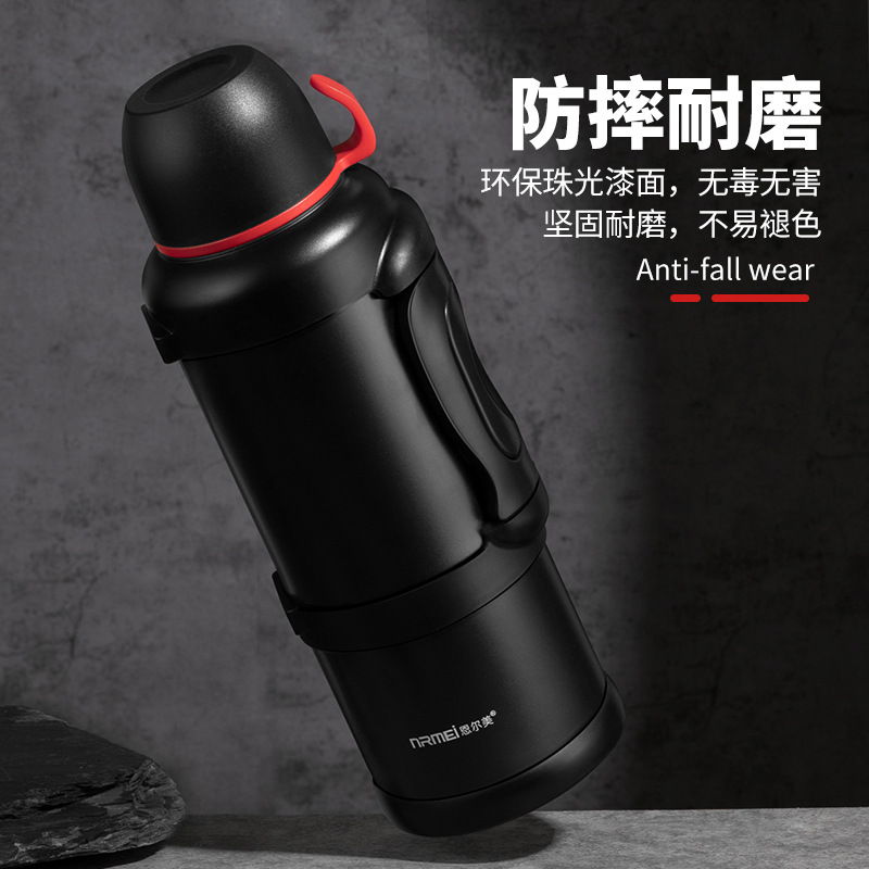 Wholesale of 316 large-capacity stainless steel insulated kettle, portable vacuum insulated thermos for outdoor sports, travel kettle, 5 liters Application Scenario