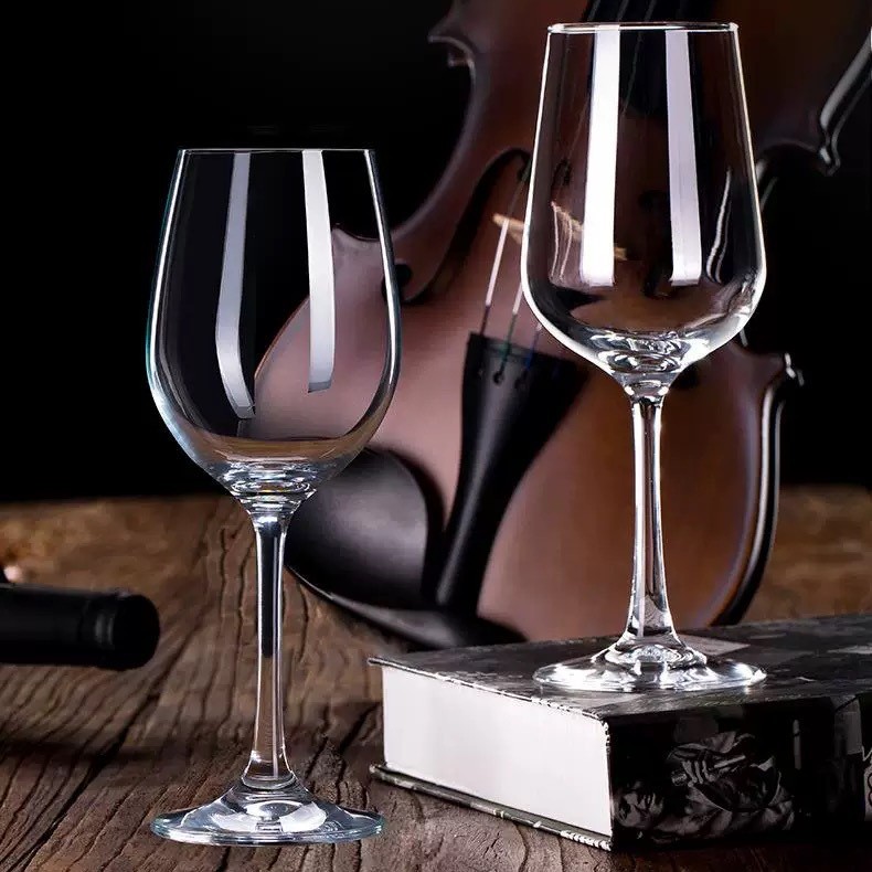 High-footed glass European-style crystal red wine set for home use, creative large and high-end wine vessel glass wholesale full figure
