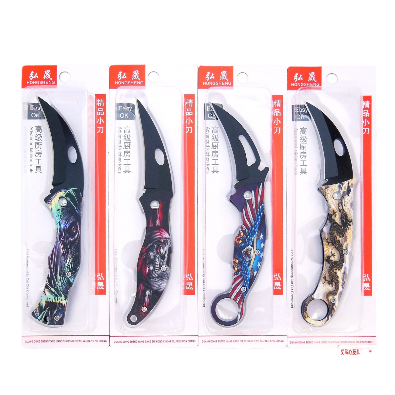 Cross-border best-selling camouflage 3D painted sharpened stainless steel outdoor folding knives, camping survival high-hardness military knives Item Picture