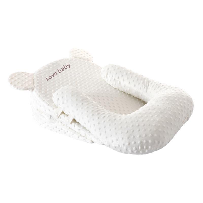 ✅ anti-spitting baby slope mat, newborn pillow, baby feeding and lactation pillow, lying feeding, overflow and choking milk pillow, yamar Item Picture