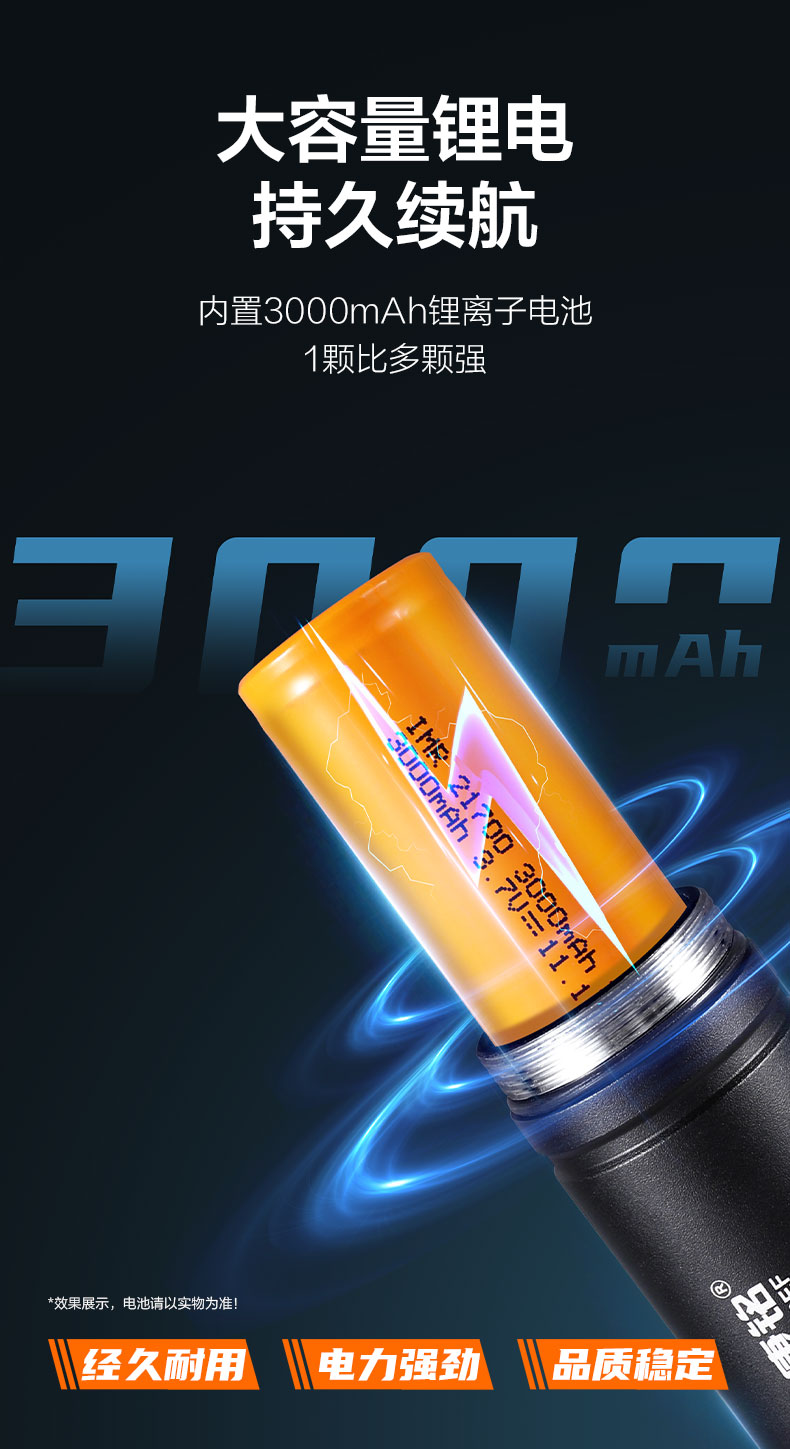 康铭KM-LV005铝合金手电筒详情图9