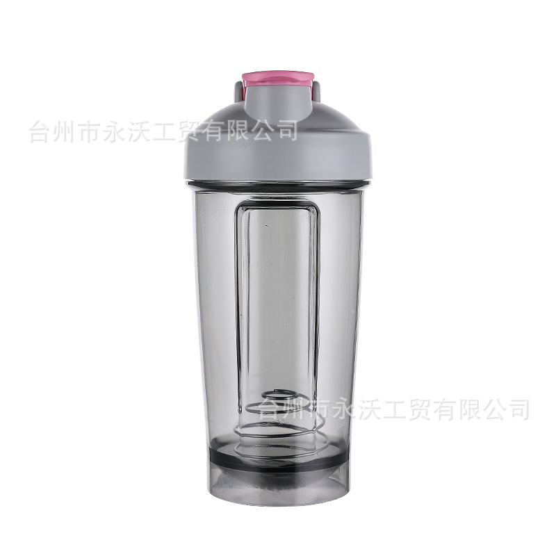 New 500ml transparent PC shaker cup, sports plastic protein powder milkshake cup, business gift printed logo Item Picture