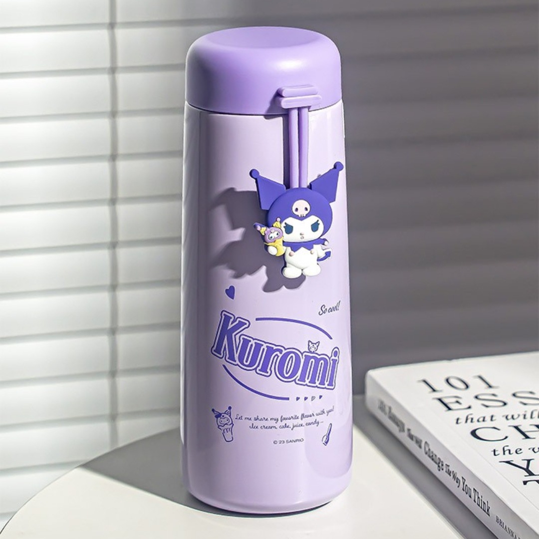 Sanrio insulated cups, cute and lightweight, girls' direct drinking water cups, portable hand-held children's stainless steel cups as gifts details Picture