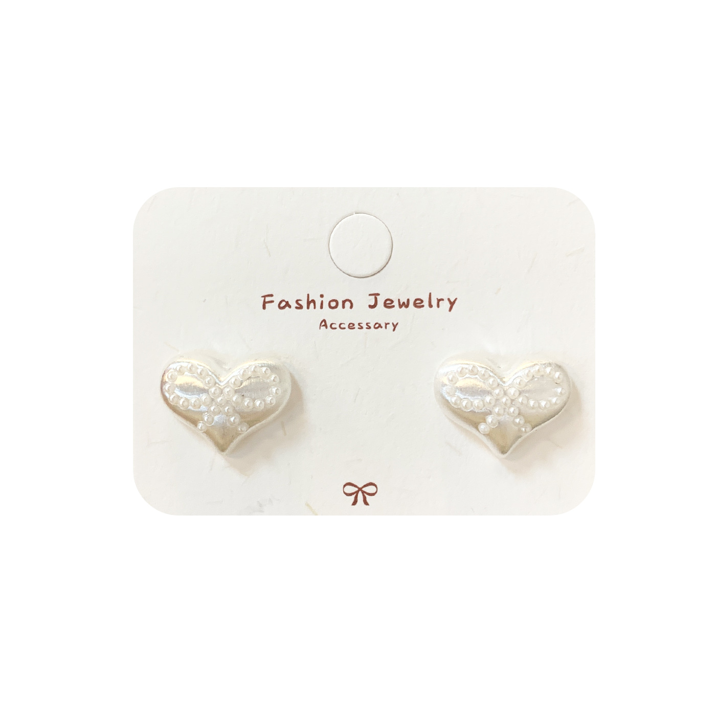 Spring Korean-style light luxury brushed pearl flower ball bow earrings, women's silver needle exquisite and high-end fashionable earrings Item Picture