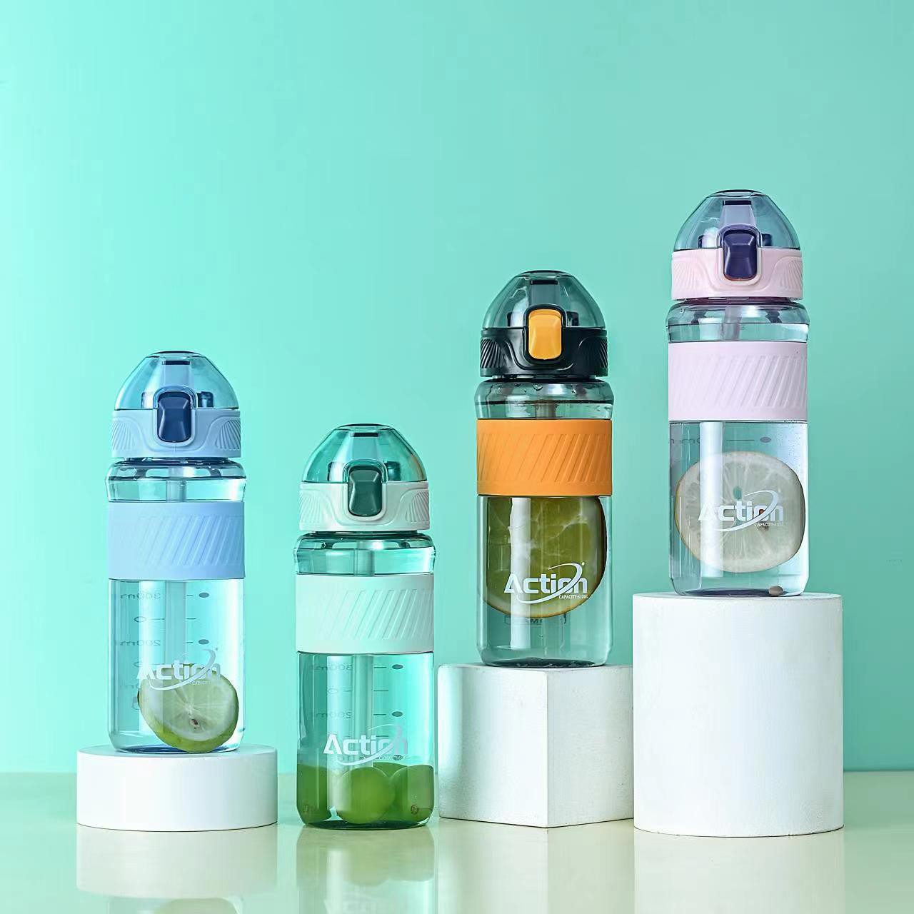 ins high appearance level straw water cup, anti-scald with scale, plastic cup for women, pregnant women, new mothers, adults, children, school and sports Application Scenario