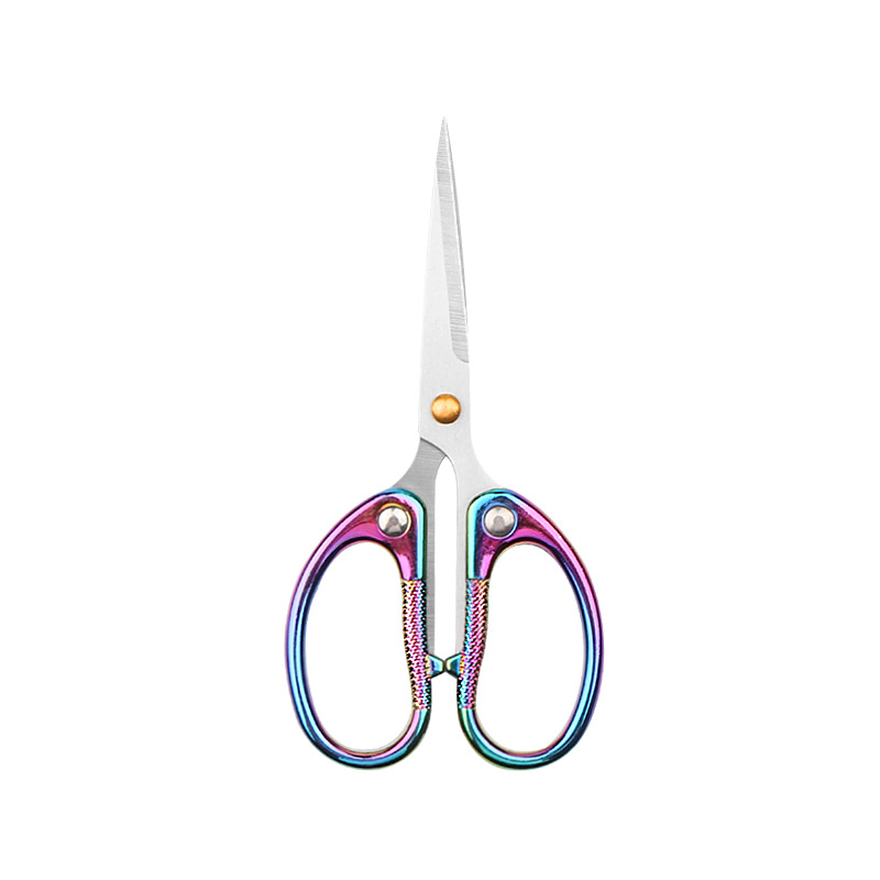 Lin Tai's student stationery, office scissors, stainless steel household handcrafted window decorations, paper-cutting, thread ends, mini pointed scissors Item Picture
