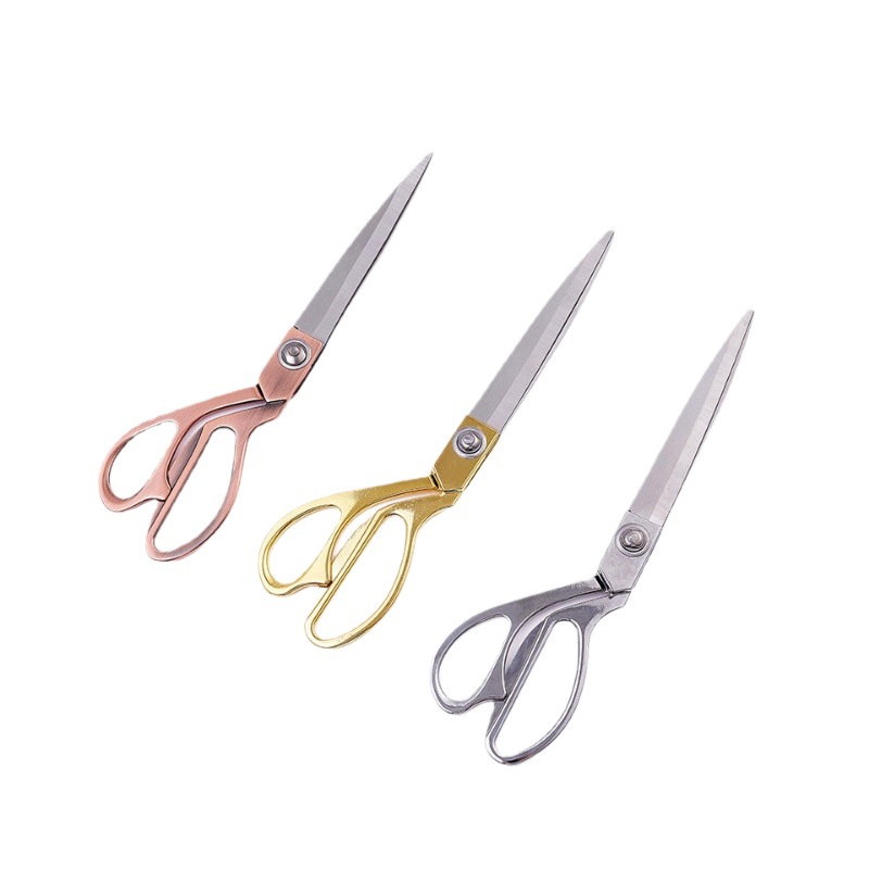 Stainless steel DIY handmade ribbon scissors, multi-purpose flower shop floral art paper-cutting knives, art scissors, tailor scissors Item Picture