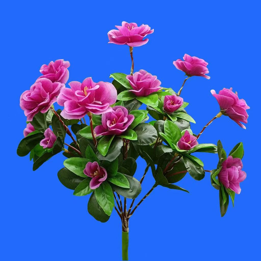 Solar lamps, ornamental flowers, rhododendrons, led lawn lights, road landscape lights, simulated garden and courtyard decorative lights Specification drawing