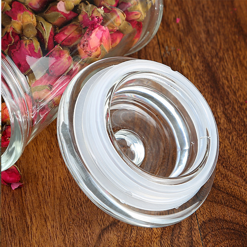 Tea canister, flower tea, grain storage canister, moisture-proof glass sealed canister, large-capacity storage canister for household kitchen Application Scenario
