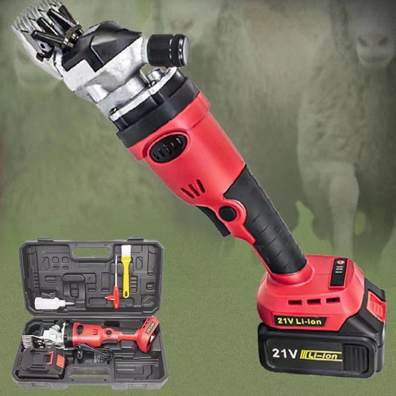 New lithium battery-powered wool shears, electric high-power push shears, professional wool shearing electric pushers, rechargeable wool Application Scenario