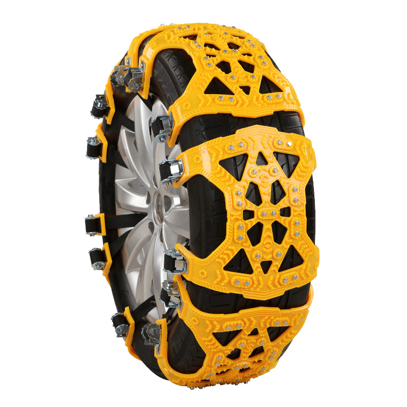 轮胎防滑链实物图